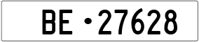 Truck License Plate
